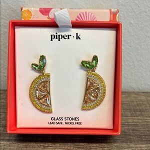 Piper K | Lemon Earrings 🍋
